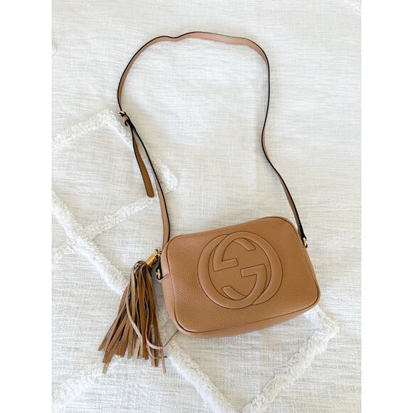 Gucci | Authentic Small Soho Disco Bag in Beige - Picture 3 of 16